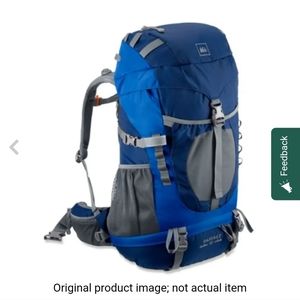 REI kids picking back pack